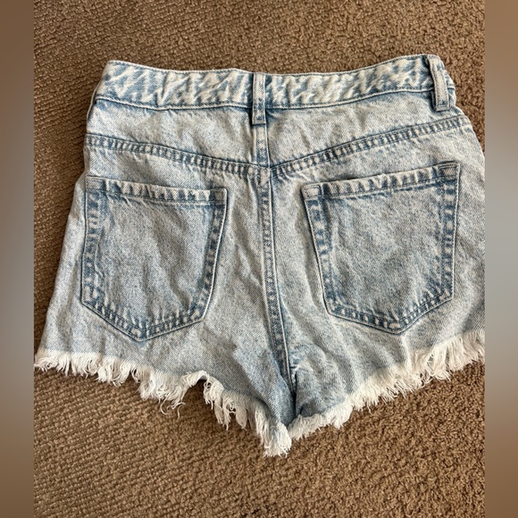 🍄4 Pairs of Jean's/shorts for $35🍄 PacSun Light Blue Frayed Denim Shorts - Picture 4 of 4